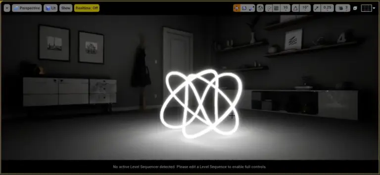 Emissive Lighting Baking in Unreal Engine