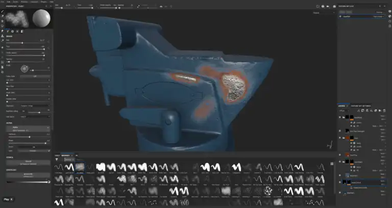 Worn Textured Surfaces in Substance Painter