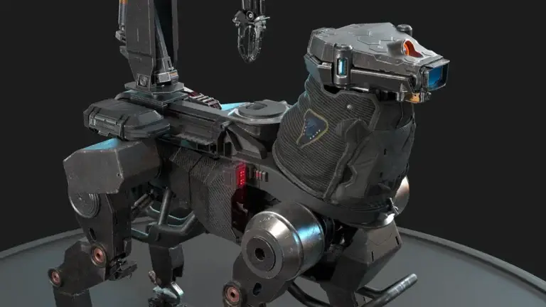 Code8 Part 2 Robot Dog 3d Asset by Damien Guimoneau