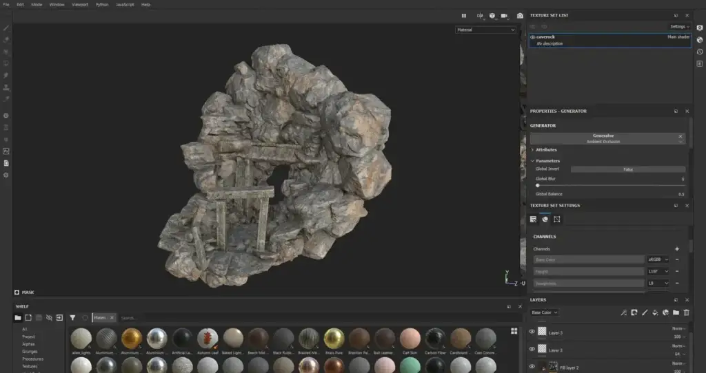 Texturing in Substance Painter