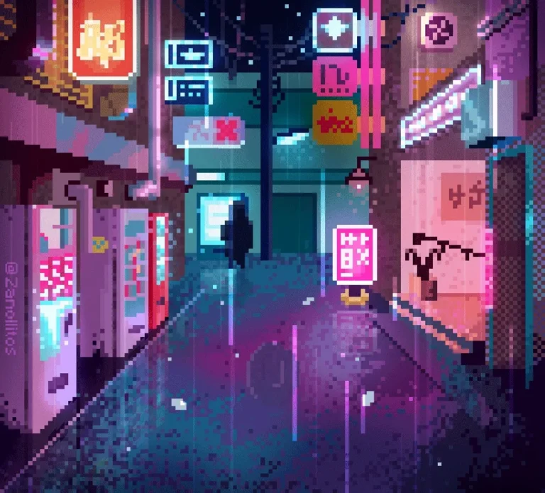 Freelance Cyberpunk Pixel Artist - Arthus Zanolli